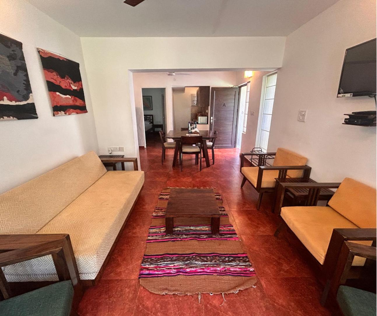 Jungle Hut-Annabelle'S Beach Apartments At Bernard Simao,Calangute,Goa Candolim Luaran gambar